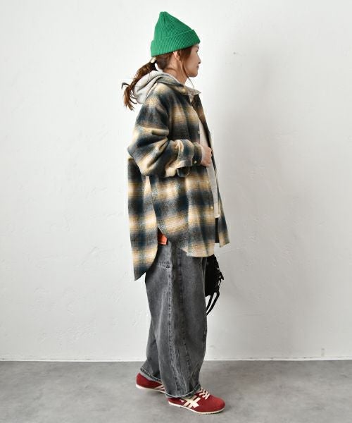 Gives a sense of fullment｜チェック柄ネルシャツ [[654307]][C]