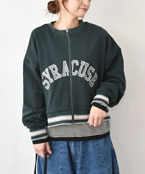 Gives a sense of fullment｜リメイクデザインZipカーデ [[854122]][C]