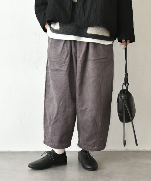 hagumu｜コーデュロイエッグパンツ [[13267081]][C]