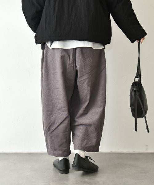 hagumu｜コーデュロイエッグパンツ [[13267081]][C]