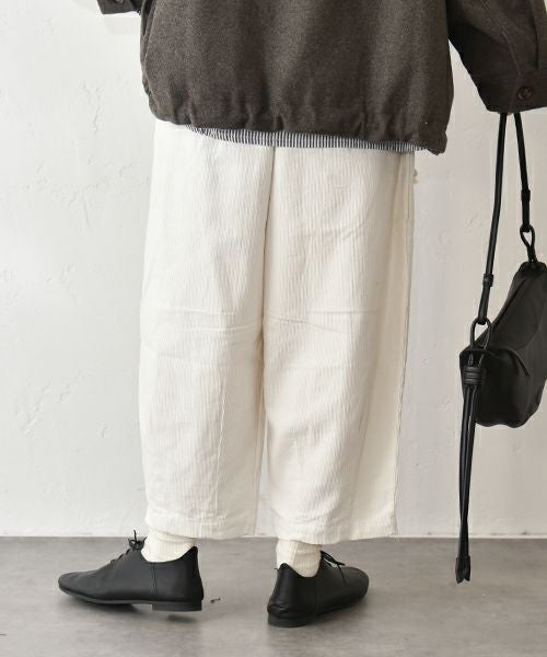hagumu｜コーデュロイエッグパンツ [[13267081]][C]