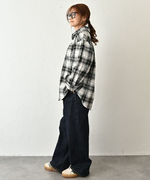 HUMS｜ダメージ風加工シャツ [[23267041]][C]