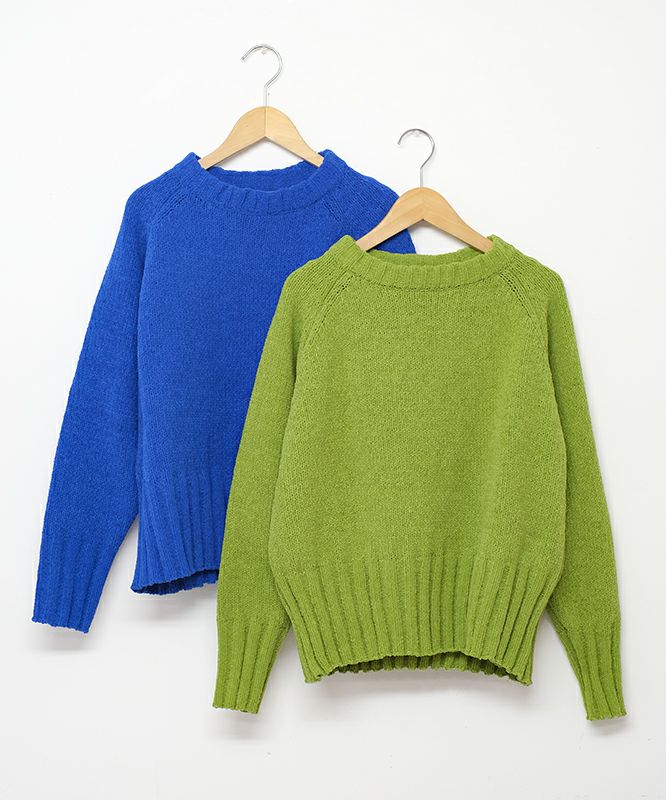 hagumu｜ローゲージクルーネックニット [[ha-PO-47]][C]