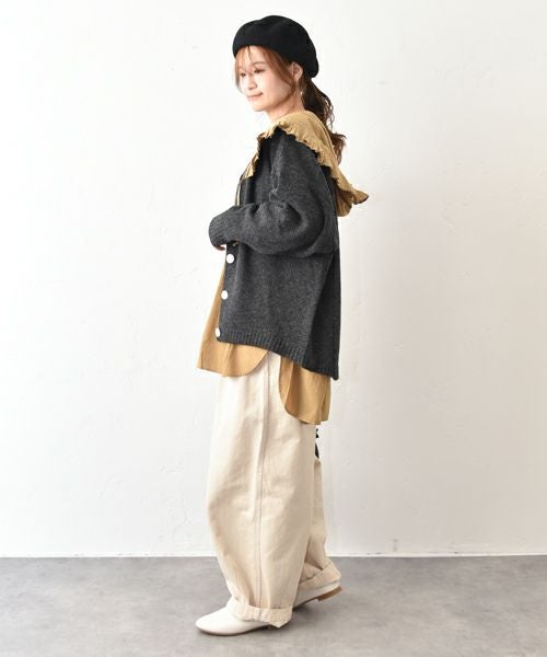 hagumu｜バックタックドロストカーディガン [[ha-CD-30]][C]