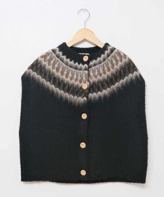 hagumu｜救心ジャガードベスト [[ha-BE-36]][C]