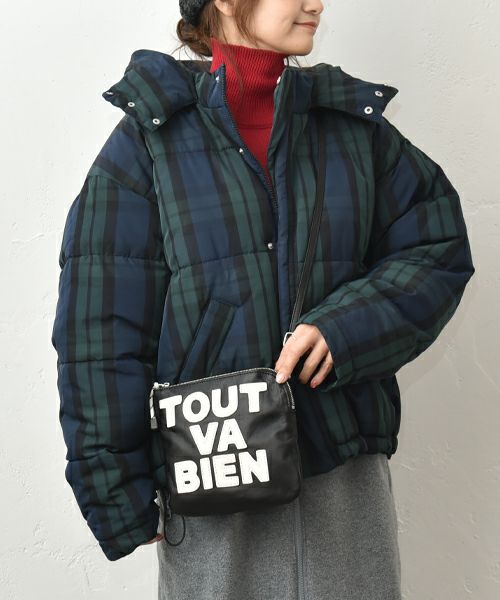 Ampersand｜LOGO leather pouch [[ER25-M83A]][C]