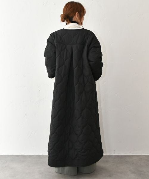 HUMS｜キルティングロングコート [[HU-JK-05]][C]