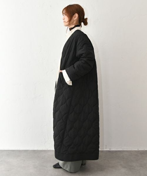 HUMS｜キルティングロングコート [[HU-JK-05]][C]