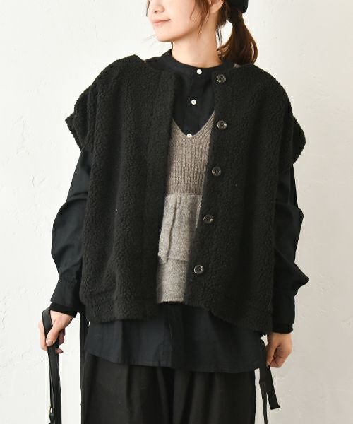 SUN VALLEY｜ムートンボアベスト [[SE8005258]][C]