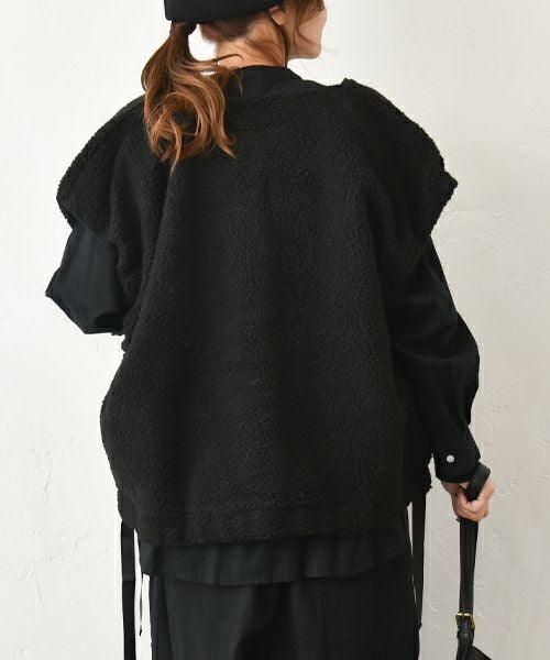 SUN VALLEY｜ムートンボアベスト [[SE8005258]][C]