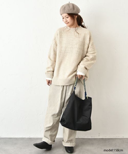 SUN VALLEY｜模様編みスラブニット [[SN8007254]][C]