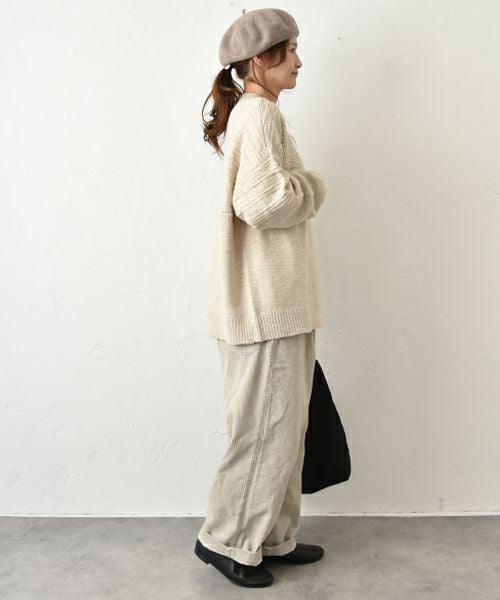 SUN VALLEY｜模様編みスラブニット [[SN8007254]][C]