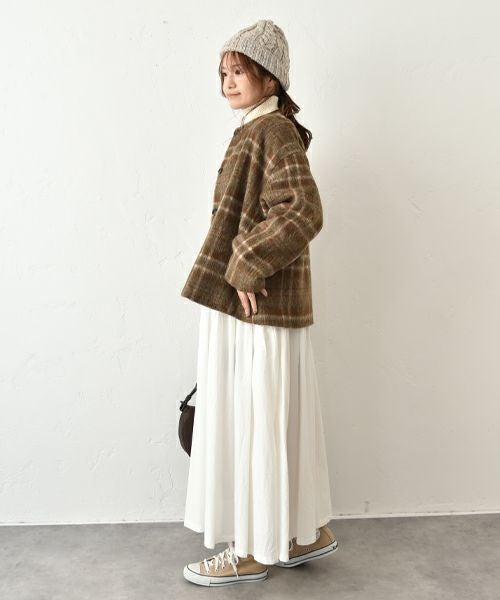 tukuroi｜シャギーチェックジャケット [[TK824250]][C]