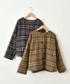 tukuroi｜シャギーチェックジャケット [[TK824250]][C]