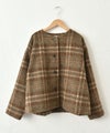 tukuroi｜シャギーチェックジャケット [[TK824250]][C]