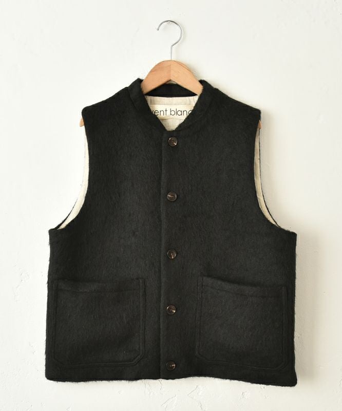 VENT BLANC｜シャギーデザインベスト(シークレ） [[VBJ253452]][C]