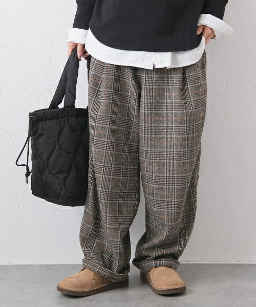 VENT BLANC｜プリティッシュタックパンツ [[VBP253459]][C]