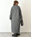 HUMS｜ジップアップロングカーディガン [[MT-0467]][C]