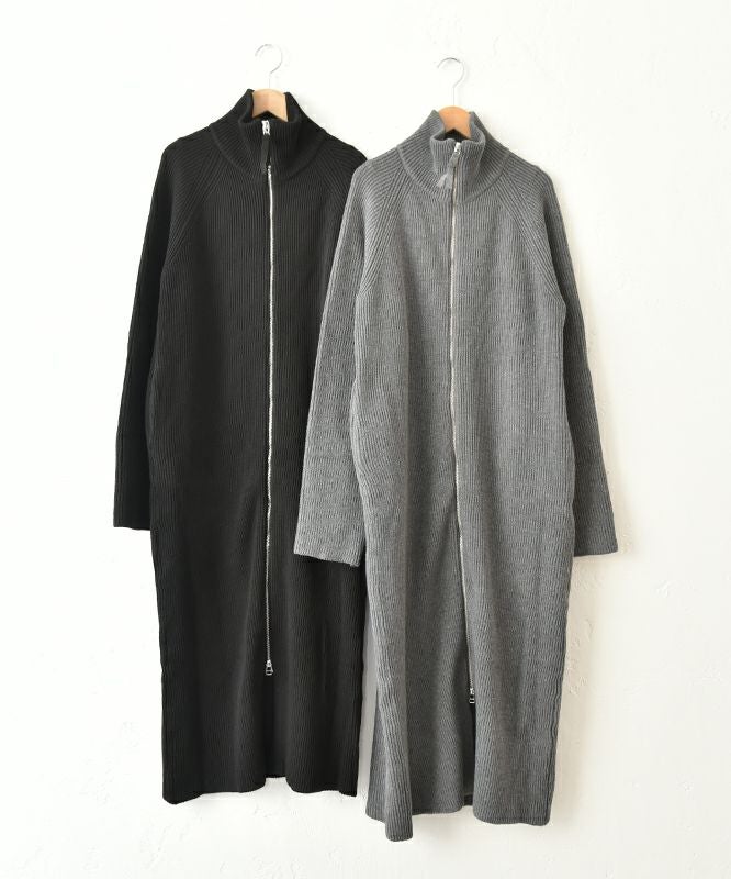  HUMS｜ジップアップロングカーディガン [[MT-0467]][C]