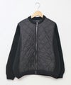  HUMS｜キルティング切替ブルゾン [[500452]][C]