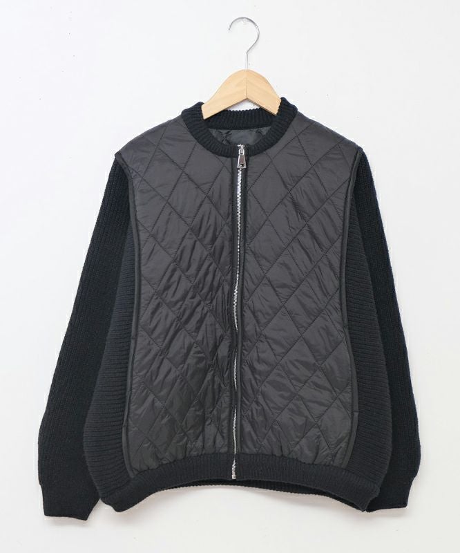  HUMS｜キルティング切替ブルゾン [[500452]][C]