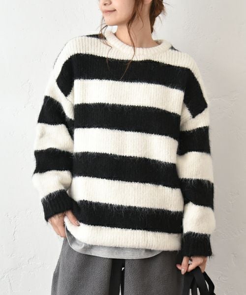 IN THE MARKET｜ボーダーニット [[100452]][C]