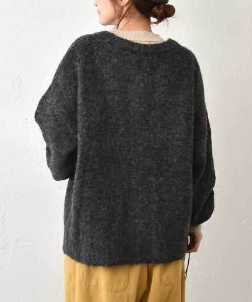 hagumu｜アルパカタッチニットカーデ [[50040352]][C]