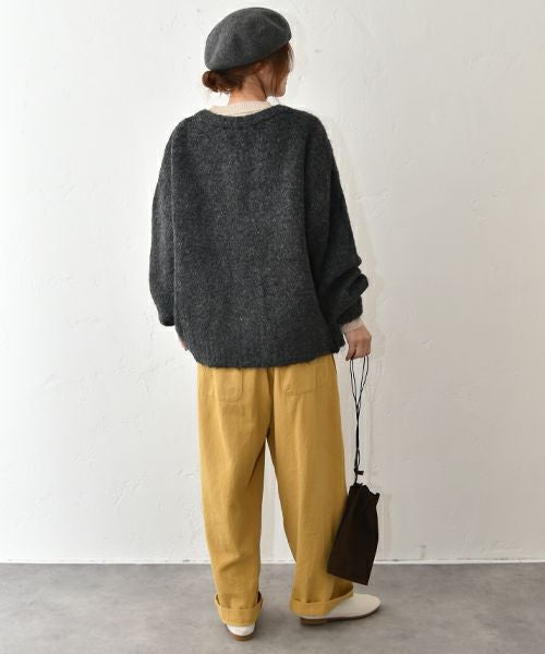 hagumu｜アルパカタッチニットカーデ [[50040352]][C]