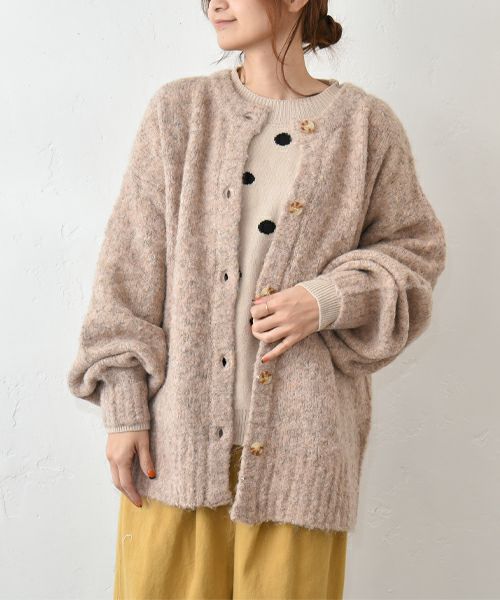 hagumu｜アルパカタッチニットカーデ [[50040352]][C]