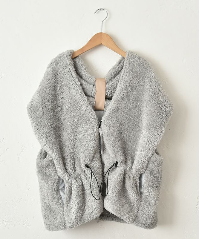 REEED｜ボアバックデザインベスト [[BL000582]][C]