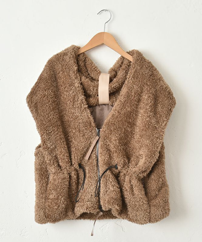 REEED｜ボアバックデザインベスト [[BL000582]][C]