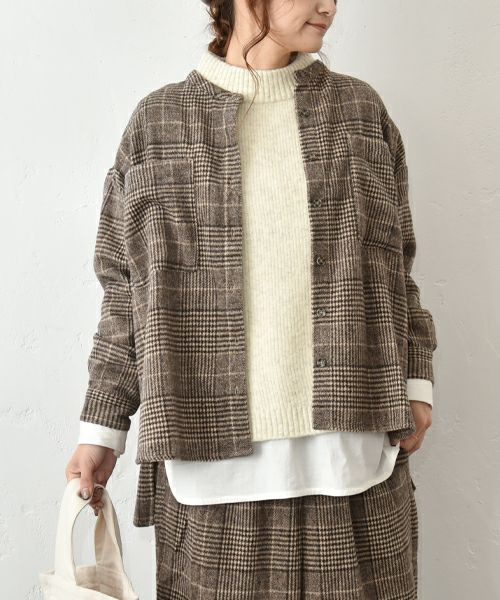 hagumu｜起毛チェックセットアップ [[CPMA-3501]][C]