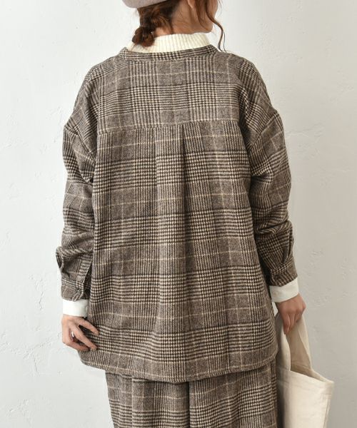hagumu｜起毛チェックセットアップ [[CPMA-3501]][C]