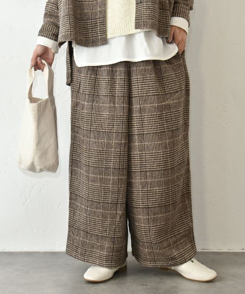 hagumu｜起毛チェックセットアップ [[CPMA-3501]][C]