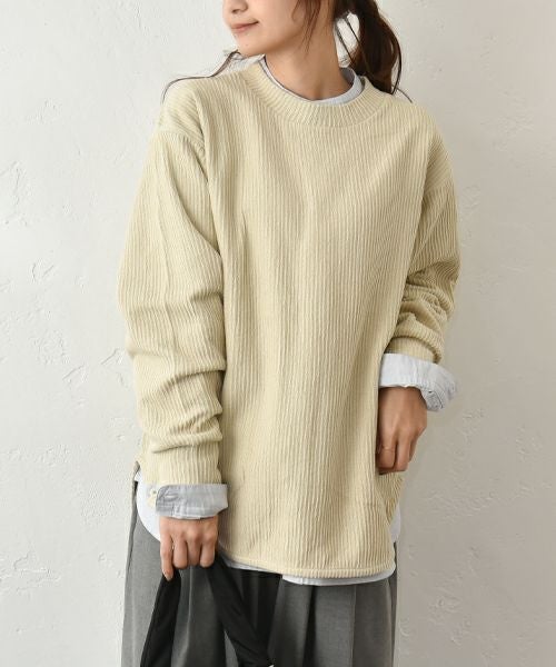 RNA｜Wフェイスリブプルオーバー [[M2564]][C]