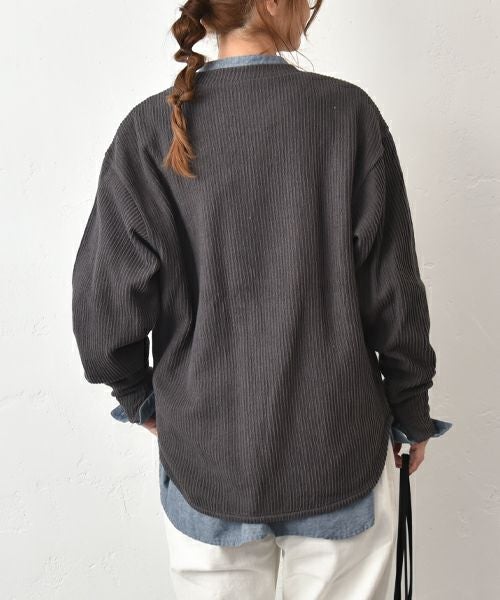 RNA｜Wフェイスリブプルオーバー [[M2564]][C]