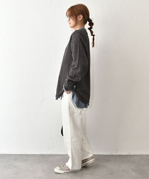 RNA｜Wフェイスリブプルオーバー [[M2564]][C]