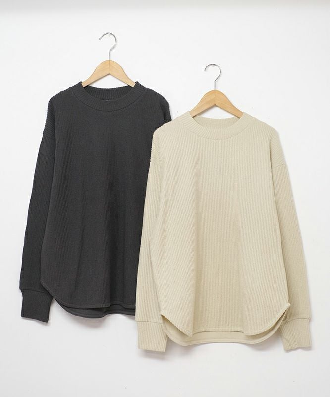 RNA｜Wフェイスリブプルオーバー [[M2564]][C]