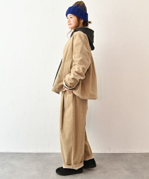 Our.｜コーデユロイノーカラージャケット [[Our-019]][C]