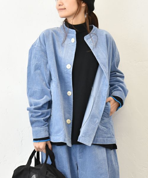 Our.｜コーデユロイノーカラージャケット [[Our-019]][C]