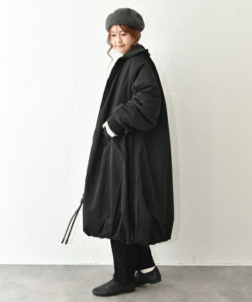 hagumu｜中綿バルーンリブコート [[32852D431]][C]