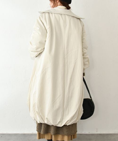 hagumu｜中綿バルーンリブコート [[32852D431]][C]