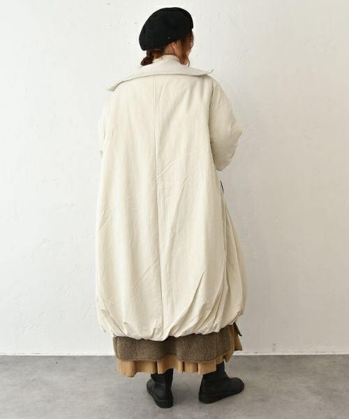 hagumu｜中綿バルーンリブコート [[32852D431]][C]