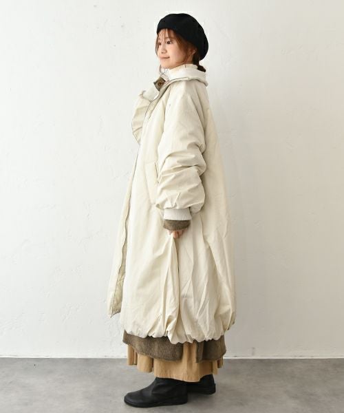 hagumu｜中綿バルーンリブコート [[32852D431]][C]