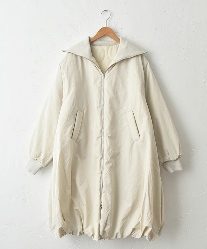 hagumu｜中綿バルーンリブコート [[32852D431]][C]