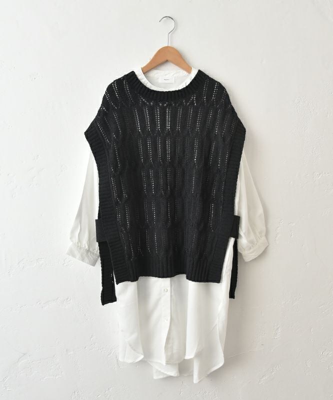  hagumu｜ニット×シャツチュニックアンサンブル [[CPMA-6355]][C]