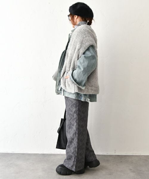 HUMS｜シアージャガードストレートパンツ [[32869H334]][C]