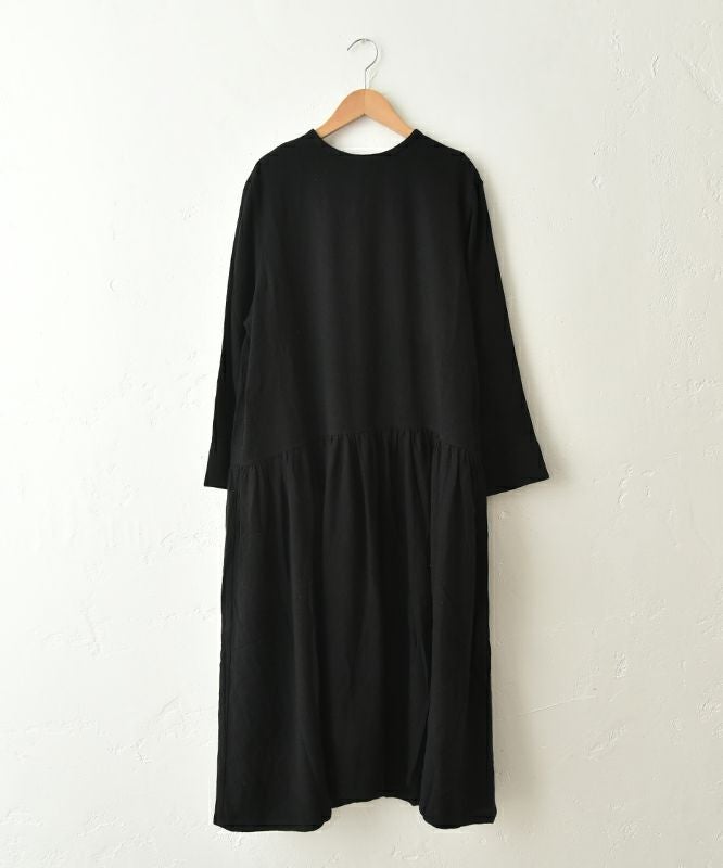  OMEKASI｜リネン混切替ワンピース [[hag-175]][C]