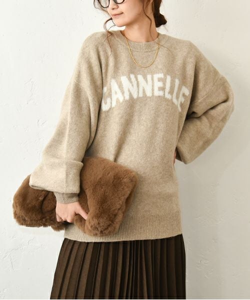 HUMS｜ロゴジャガードニット [[60055352]][C]