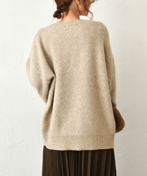 HUMS｜ロゴジャガードニット [[60055352]][C]